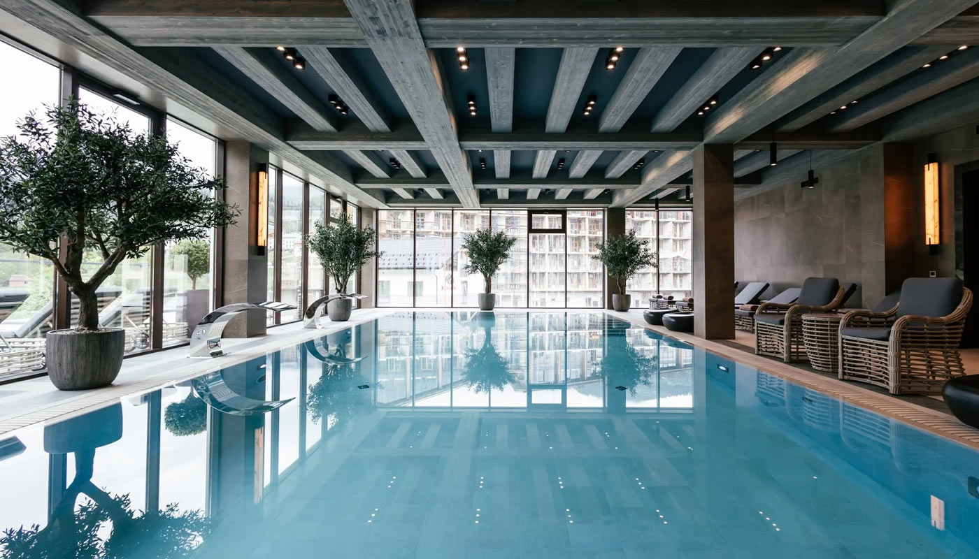 Grand Snow Resort — Архыз отель 5 звезд с бассейном, фитнесом и игровой комнатой